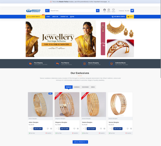 E-Commerce website